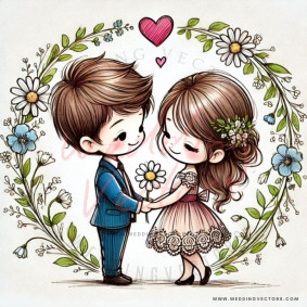 love wedding vectors 6491