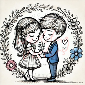 love wedding vectors 6493
