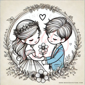 love wedding vectors 6494
