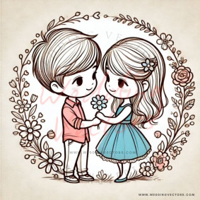 love wedding vectors 6498