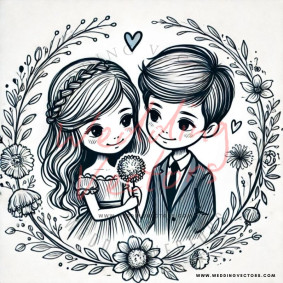 love wedding vectors 6507