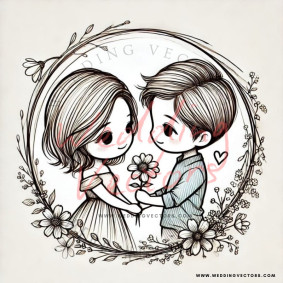 love wedding vectors 6508
