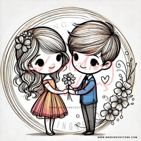 love wedding vectors 6510