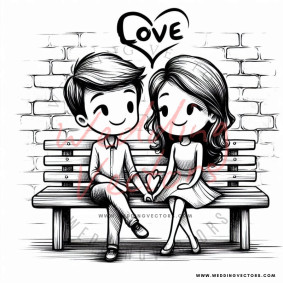 love wedding vectors 6512