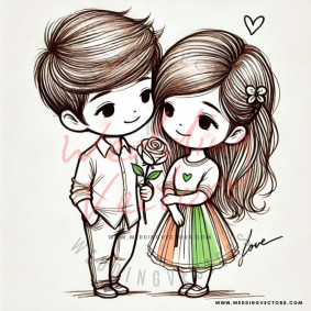 love wedding vectors 6513