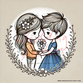love wedding vectors 6514