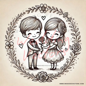 love wedding vectors 6515