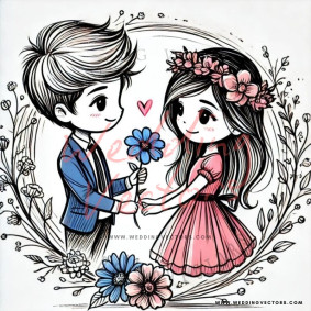 love wedding vectors 6518