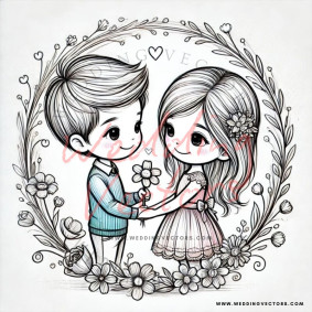 love wedding vectors 6519