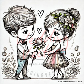 love wedding vectors 6520