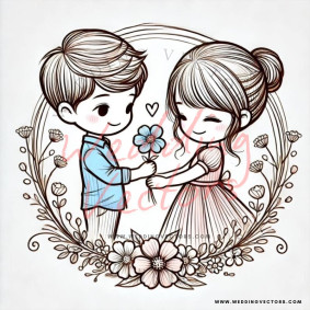 love wedding vectors 6521