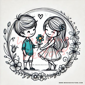 love wedding vectors 6526