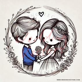 love wedding vectors 6527