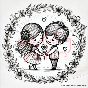love wedding vectors 6529
