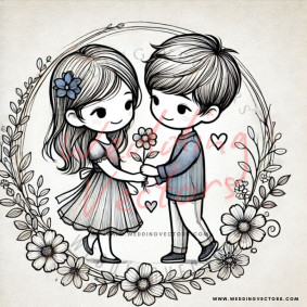 love wedding vectors 6531