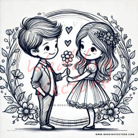 love wedding vectors 6532