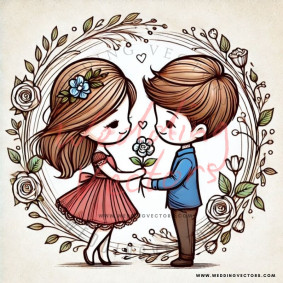 love wedding vectors 6533