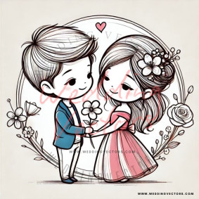 love wedding vectors 6538