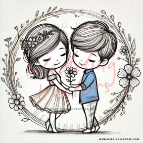 love wedding vectors 6541