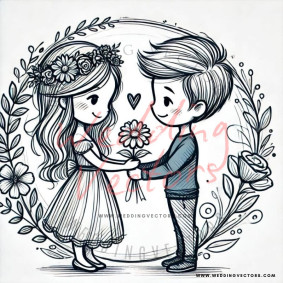 love wedding vectors 6544