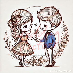love wedding vectors 6546