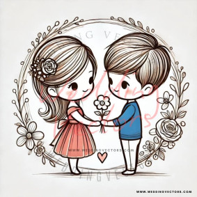 love wedding vectors 6551
