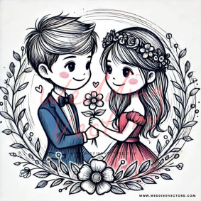 love wedding vectors 6552