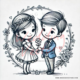 love wedding vectors 6555