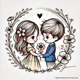 love wedding vectors 6558