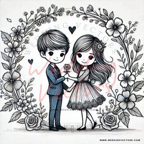 love wedding vectors 6565
