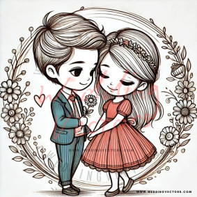 love wedding vectors 6566