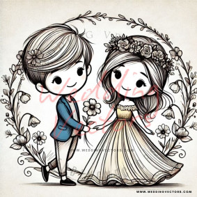 love wedding vectors 6567