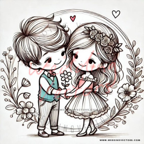 love wedding vectors 6568