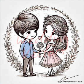 love wedding vectors 6570