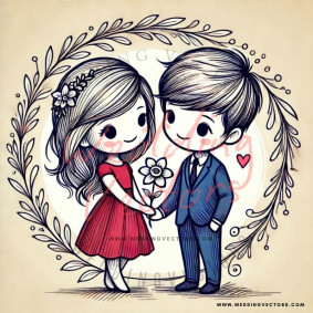 love wedding vectors 6574