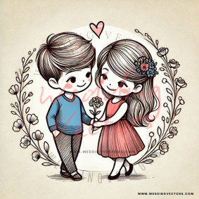 love wedding vectors 6579