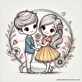 love wedding vectors 6580