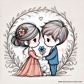 love wedding vectors 6582