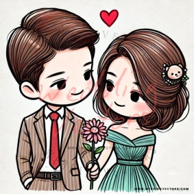 love wedding vectors 6588
