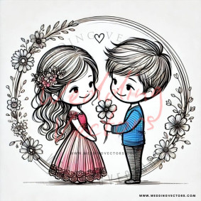 love wedding vectors 6589
