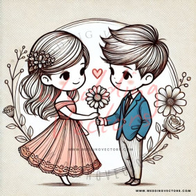 love wedding vectors 6592