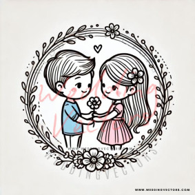 love wedding vectors 6594