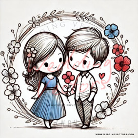love wedding vectors 6596