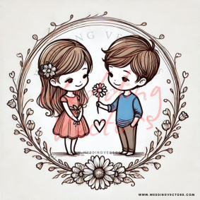love wedding vectors 6597