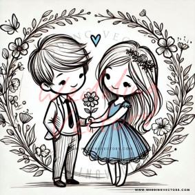 love wedding vectors 6598