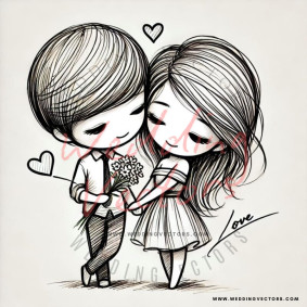 love wedding vectors 6600