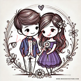 love wedding vectors 6604