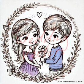 love wedding vectors 6606