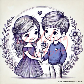 love wedding vectors 6607