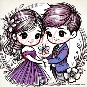 love wedding vectors 6610